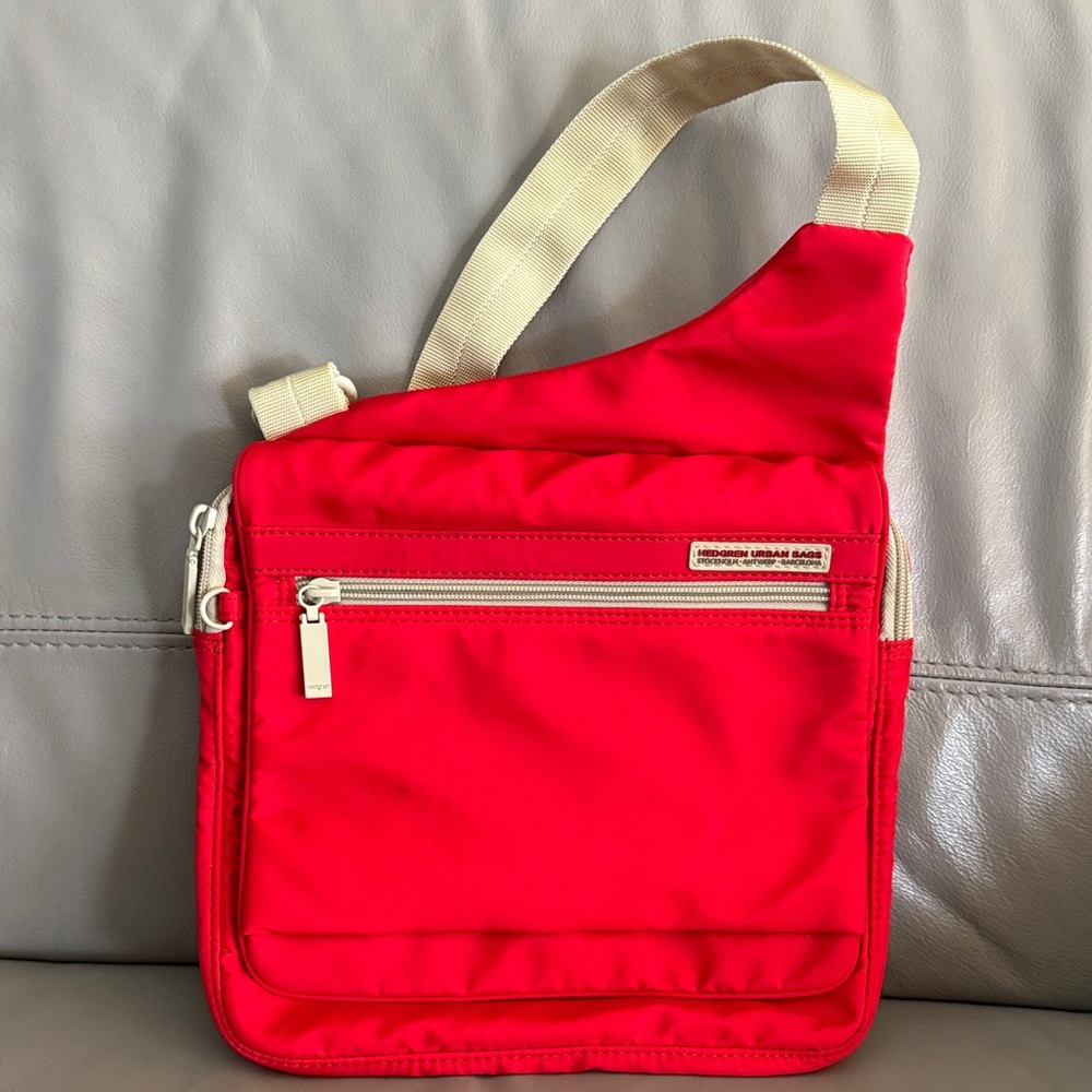 Hedgren Urban Red Crossbody Bag Waterproof
